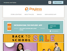 Tablet Screenshot of paylessjamaica.com